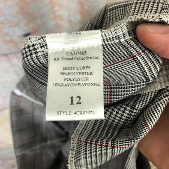 Essentials by ABS Small Glen Check Pencil Skirt - Picture 5 of 5